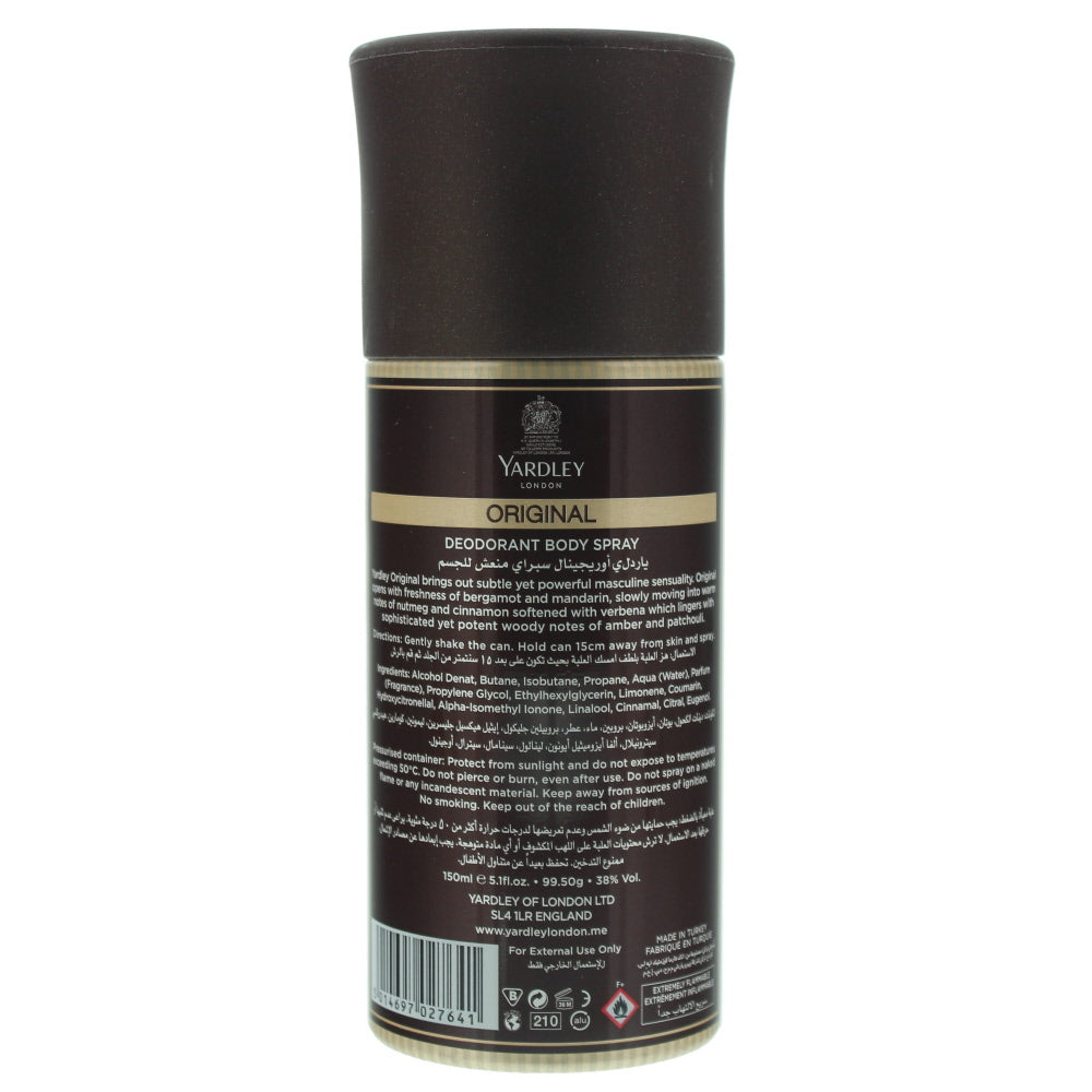 Yardley Original Body Spray 150ml