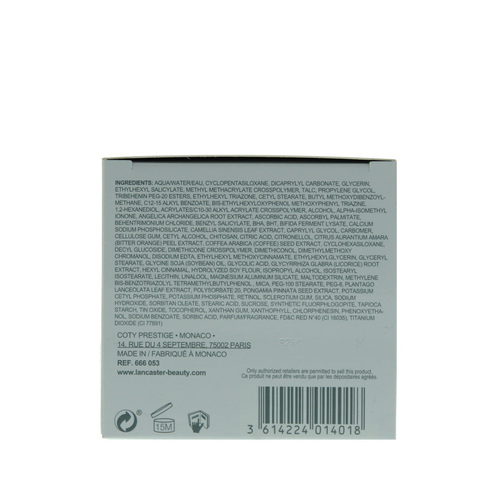 Lancaster Total Age Correction Spf 15 Day Cream 50ml - Ingredients