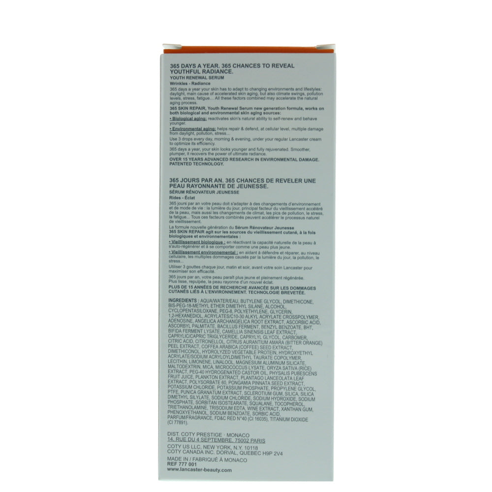 Lancaster 365 Skin Repair Youth Renewal Serum 50ml