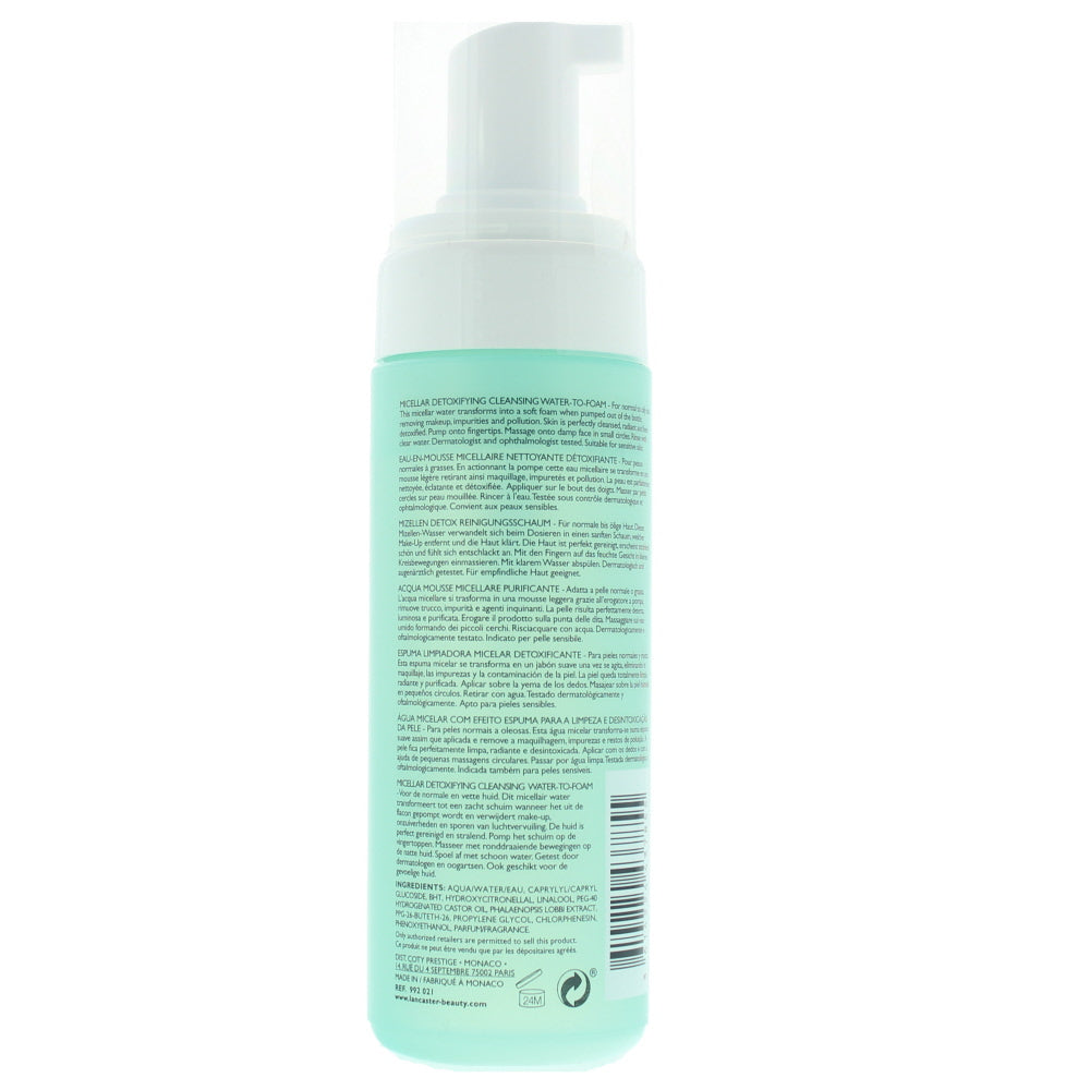 Lancaster Micellar Detoxifying Cleansing Water-To-Foam Normal To Oily Skin Cleansing Foam 150ml
