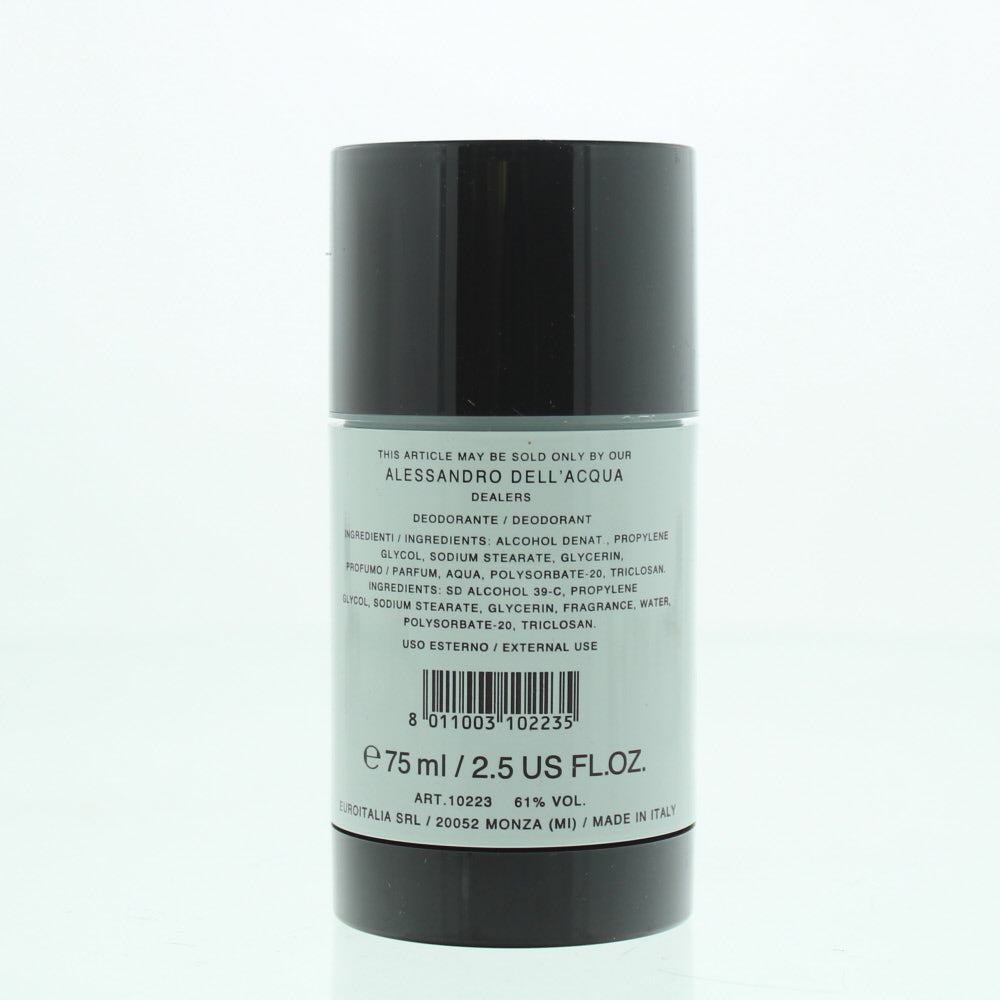 Alessandro Dell'acqua Man Deodorant Stick 75ml