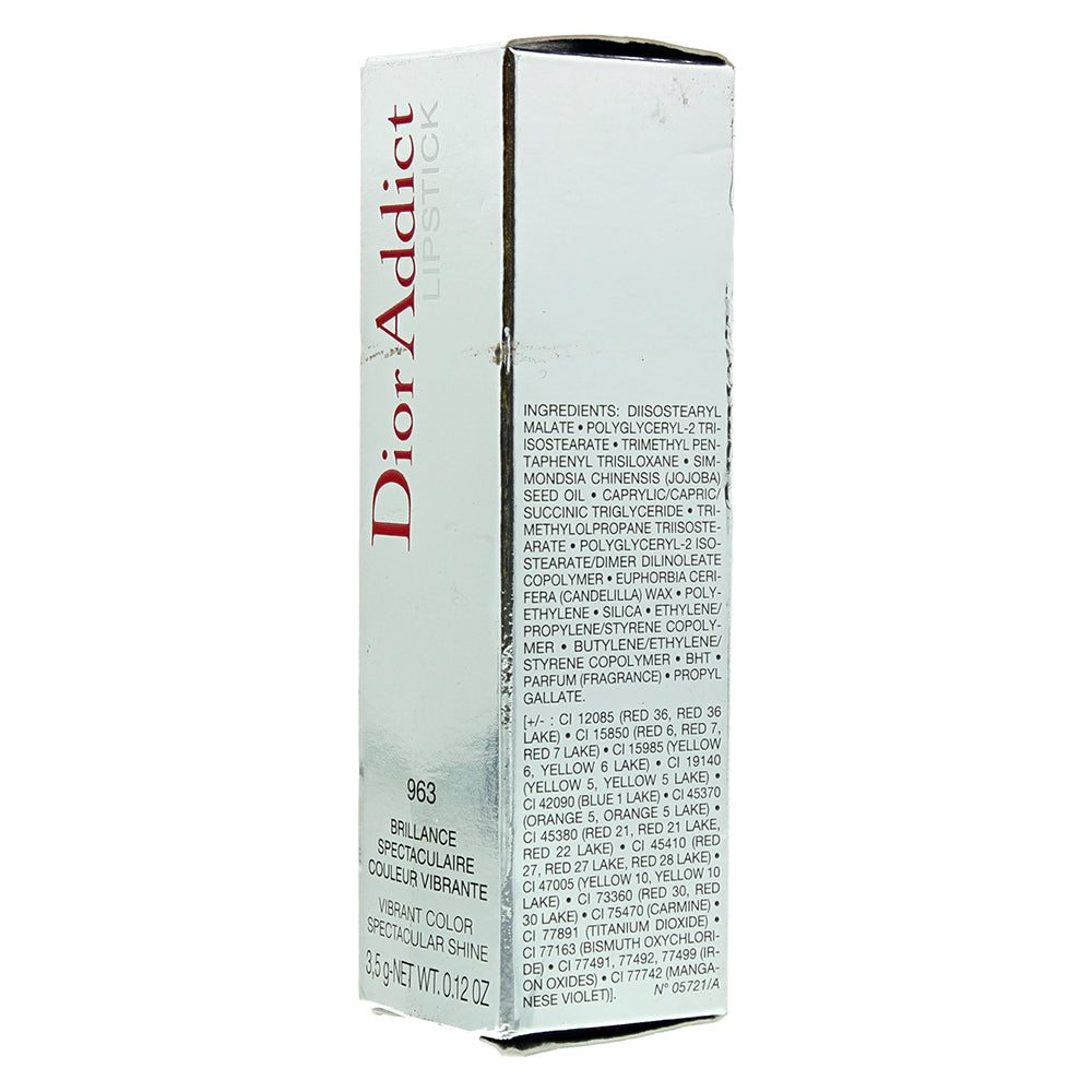 Dior Addict Vibrant Colour Spectacular Shine 963 Red Carpet Lipstick 3.5g