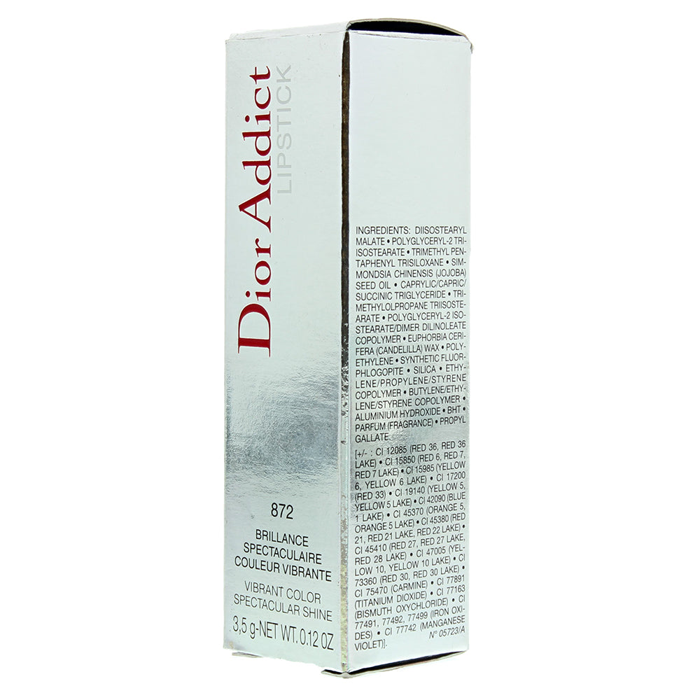 Dior Addict Vibrant Colour Spectacular Shine 872 Arty Lipstick 3.5g