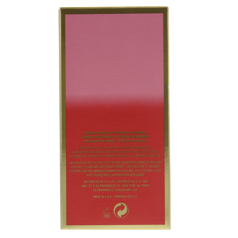 Juicy Couture Oui Eau de Parfum 30ml - Ingredients