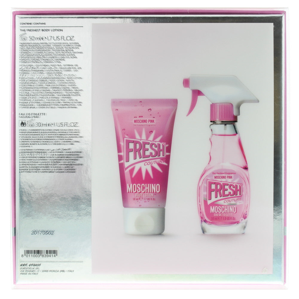 Moschino Fresh Couture Pink Eau de Toilette 2 Pieces Gift Set
