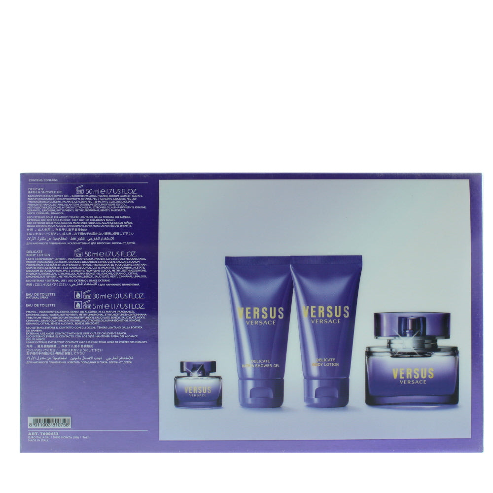 Versace Versus Eau de Toilette 4 Pieces Gift Set