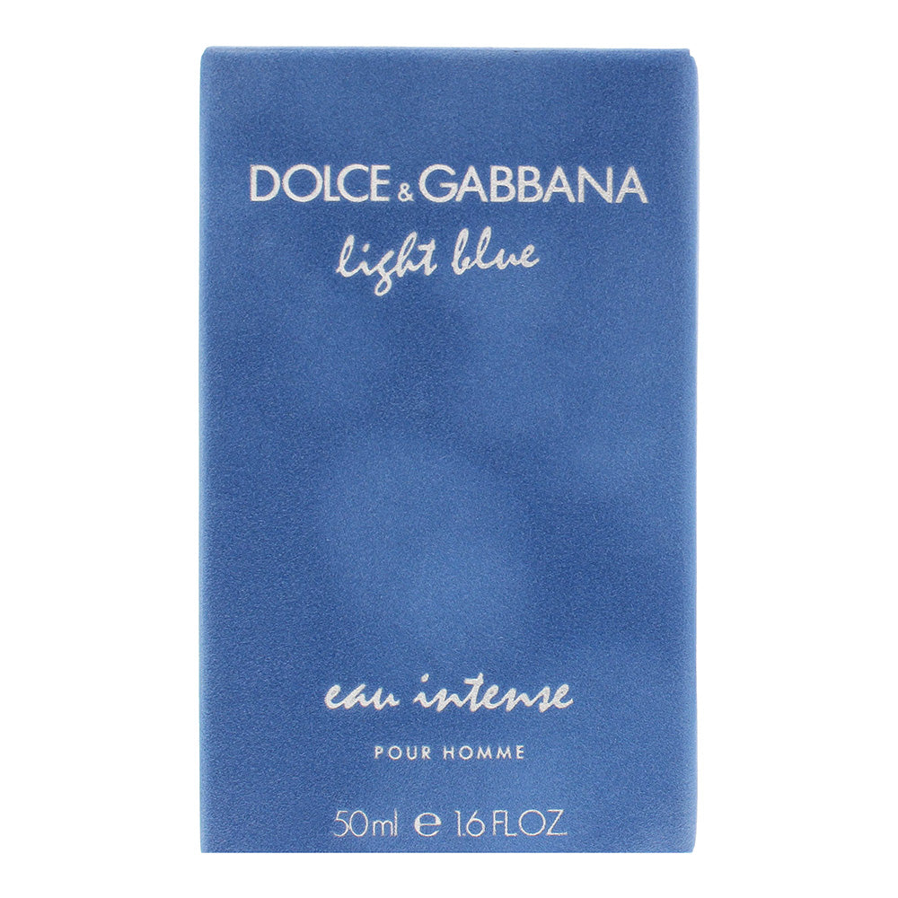 Dolce & Gabbana Light Blue Eau Intense Pour Homme Eau de Parfum 50ml - Box