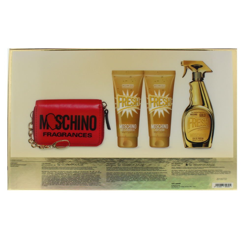 Moschino Fresh Couture Gold Eau de Parfum 4 Pieces Gift Set