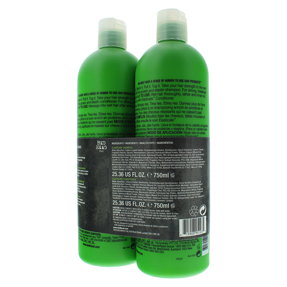 Tigi Bed Head Elasticate Duo Pack Shampoo & Conditioner 750ml