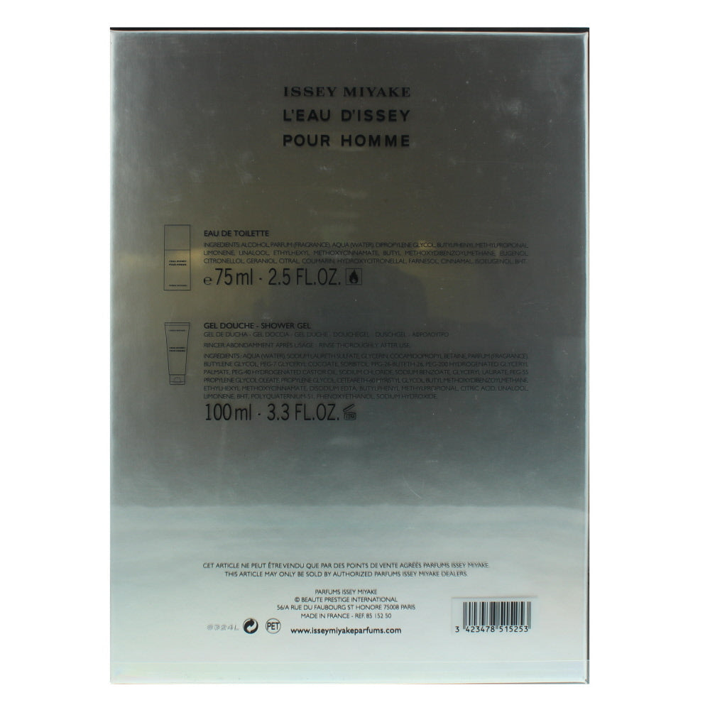 Issey Miyake L'eau D'issey Pour Homme Eau de Toilette 2 Pieces Gift Set
