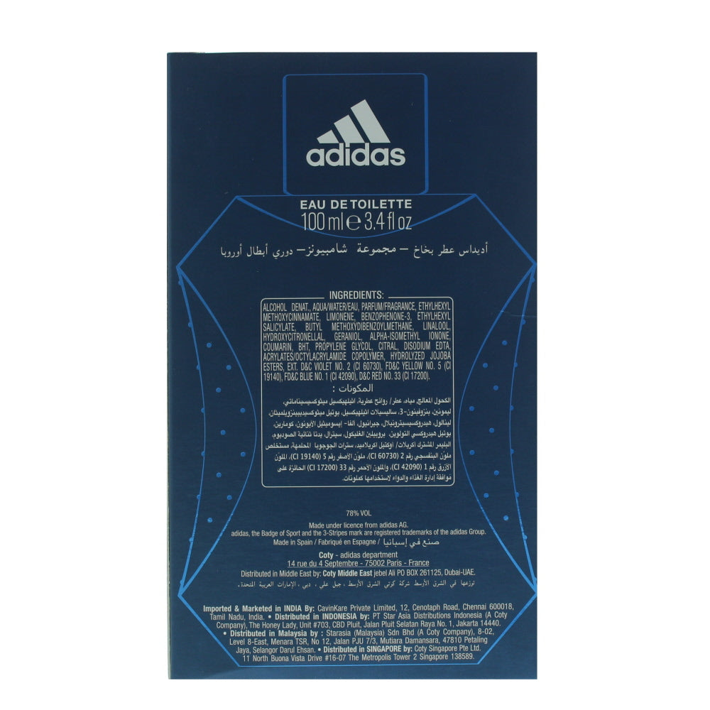 Adidas Champions League Champions Edition Eau de Toilette 100ml