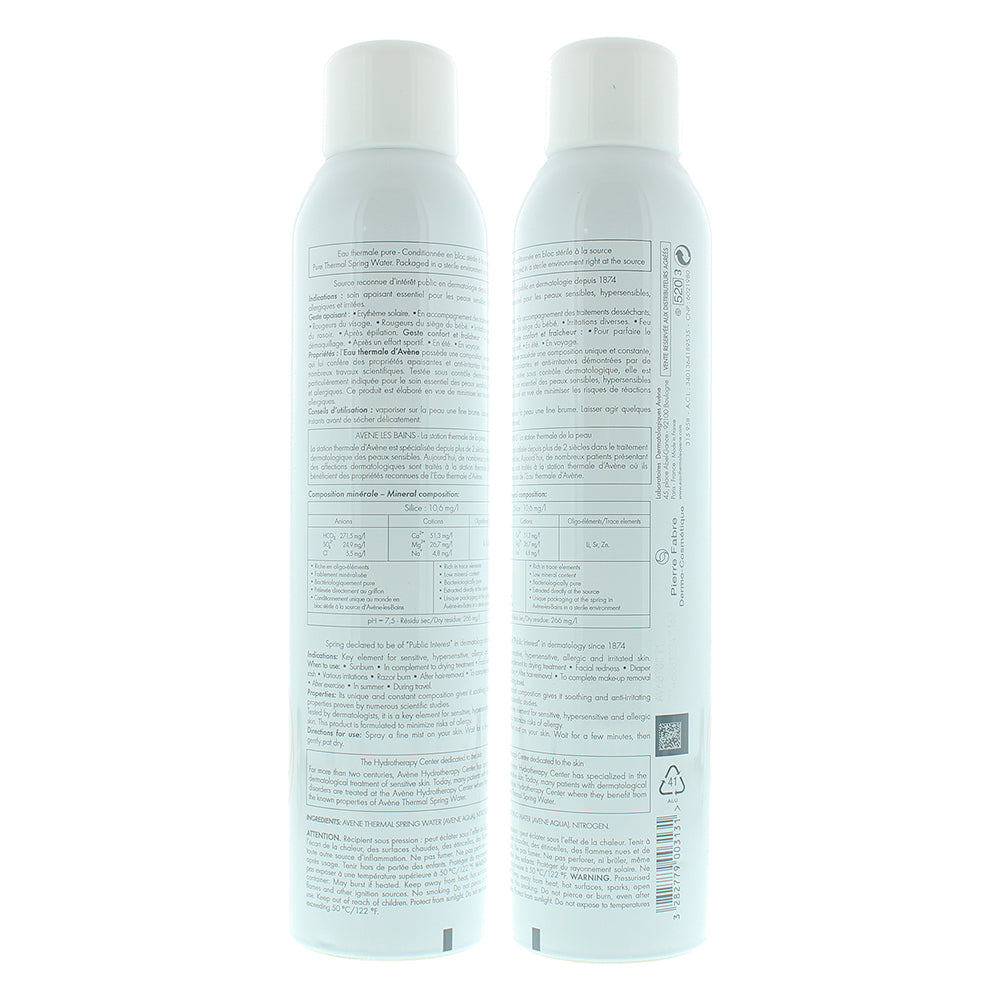 Avène Eau Thermale Spring  For Sensitive Skin Thermal Water 300ml