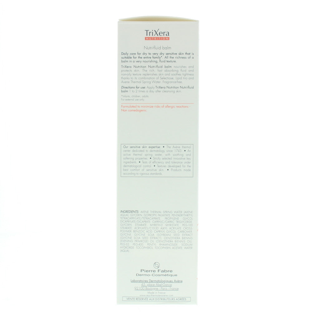 Avène Trixera Nutri-Fluid Dry Sensitive Skin Balm 200ml