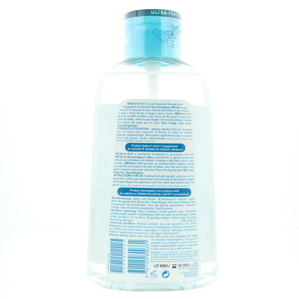 Bioderma Abcderm Micelle Solution Ultra-Mild Cleanser 1000ml