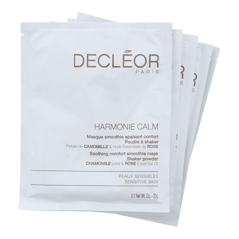 Decleor Harmonie Calm Comfort Smoothie Powder 5 Packets Mask 20g