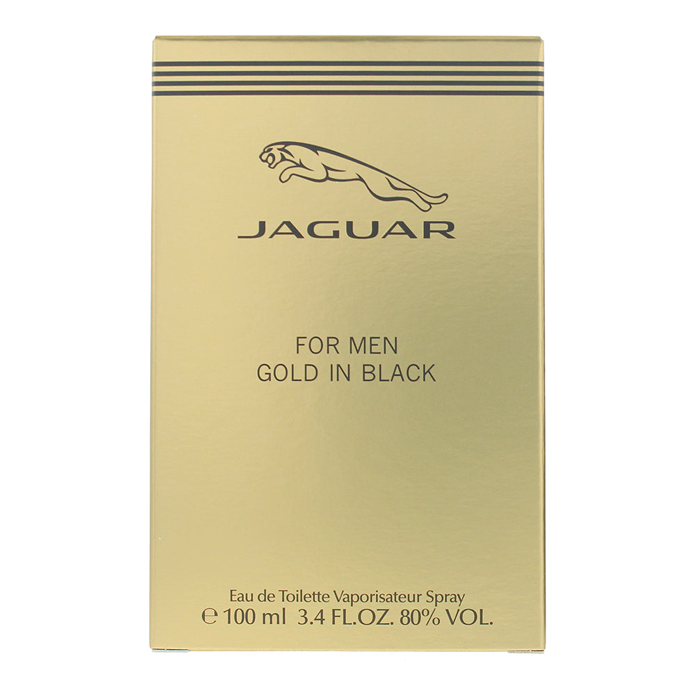 Jaguar For Men Gold In Black Eau de Toilette 100ml - Box