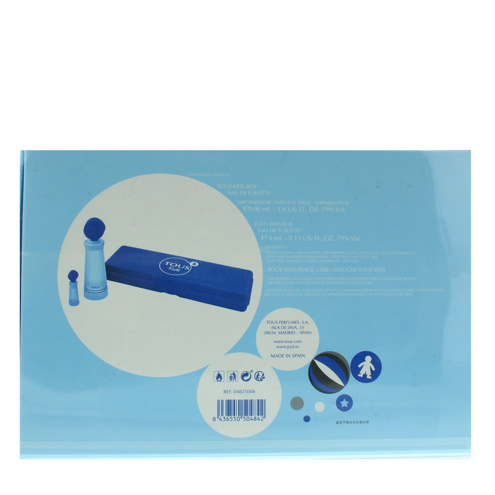 Tous Kids Boy Eau de Toilette 3 Pieces Gift Set
