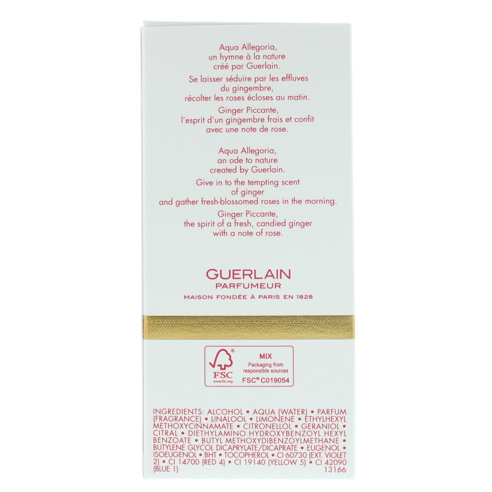 Guerlain Aqua Allegoria Ginger Piccante Eau de Toilette 125ml