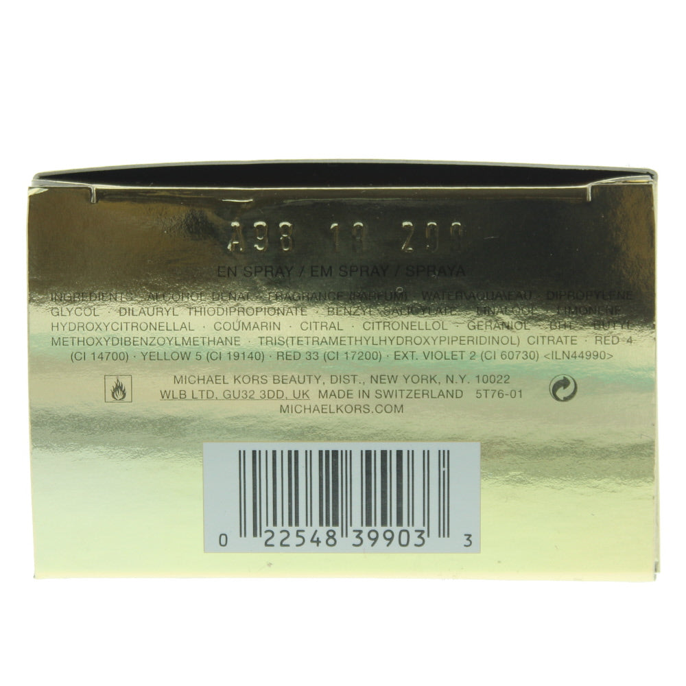 Michael Kors Sparkling Blush Eau de Parfum 50ml - Ingredients