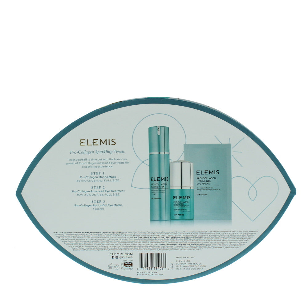Elemis Pro-Collagen Sparkling Treats Skincare Set 3 Pieces Gift Set