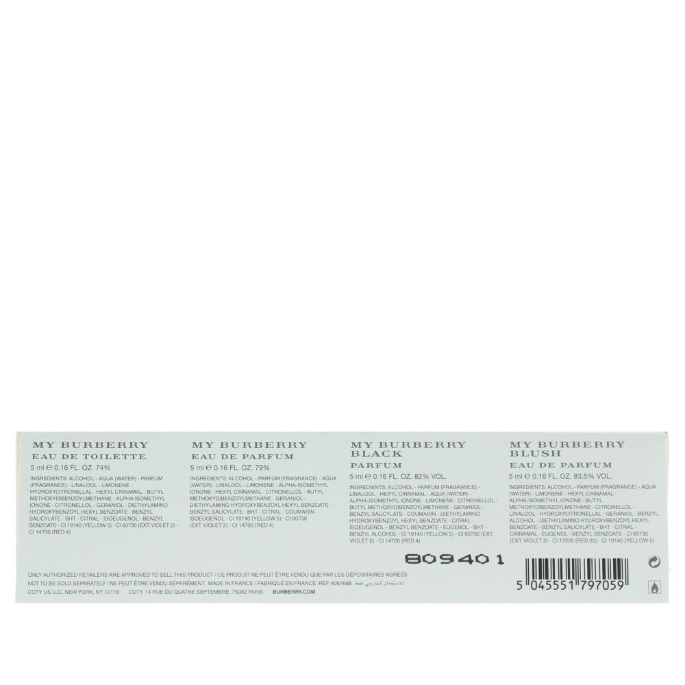 Burberry My Burberry Miniatures 4 Pieces Gift Set