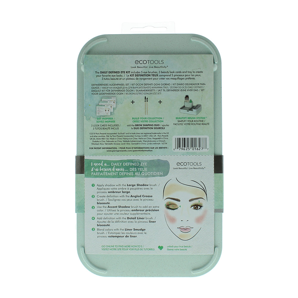 Eco Tools Daily Defined Eye Make-Up Brush Set - Ingredients