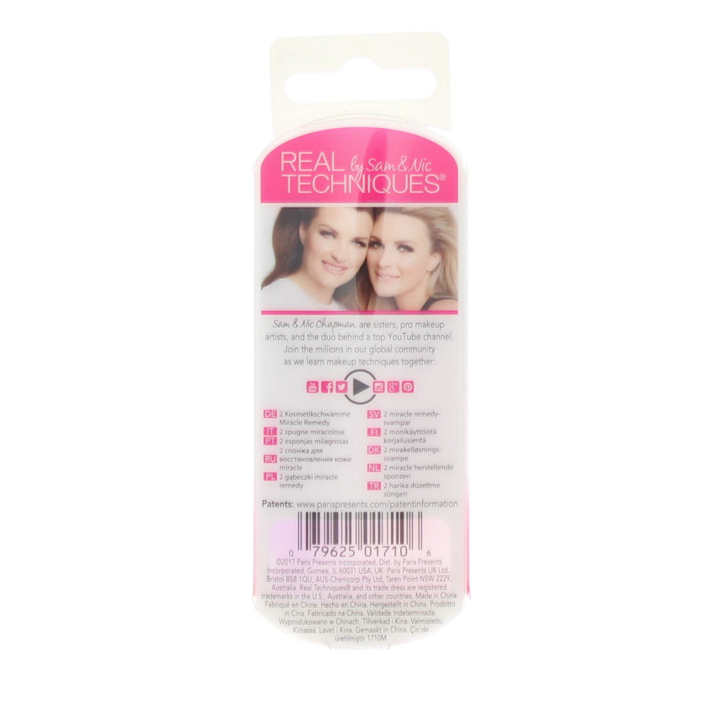 Real Techniques 2 Miracle Remedy Sponges Face 01710 Make-Up Sponge Set - Ingredients