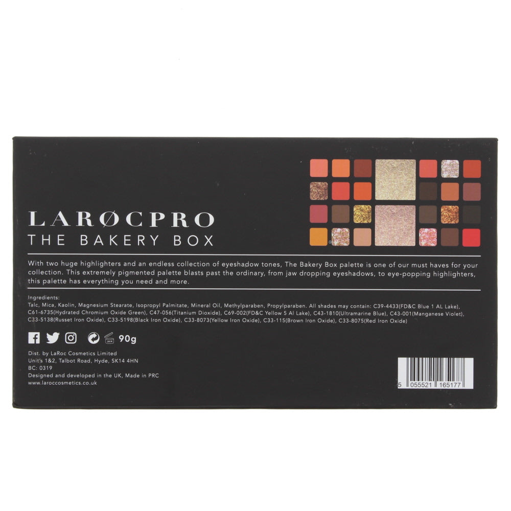 Laroc Pro The Bakery Box Eye Shadow Palette 90g