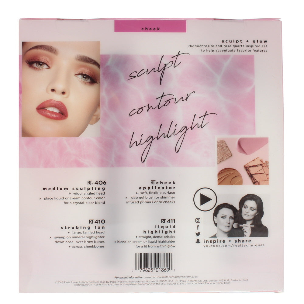 Real Techniques Sculpt And Glow Cheek 01869 Make-Up Brush Set - Ingredients