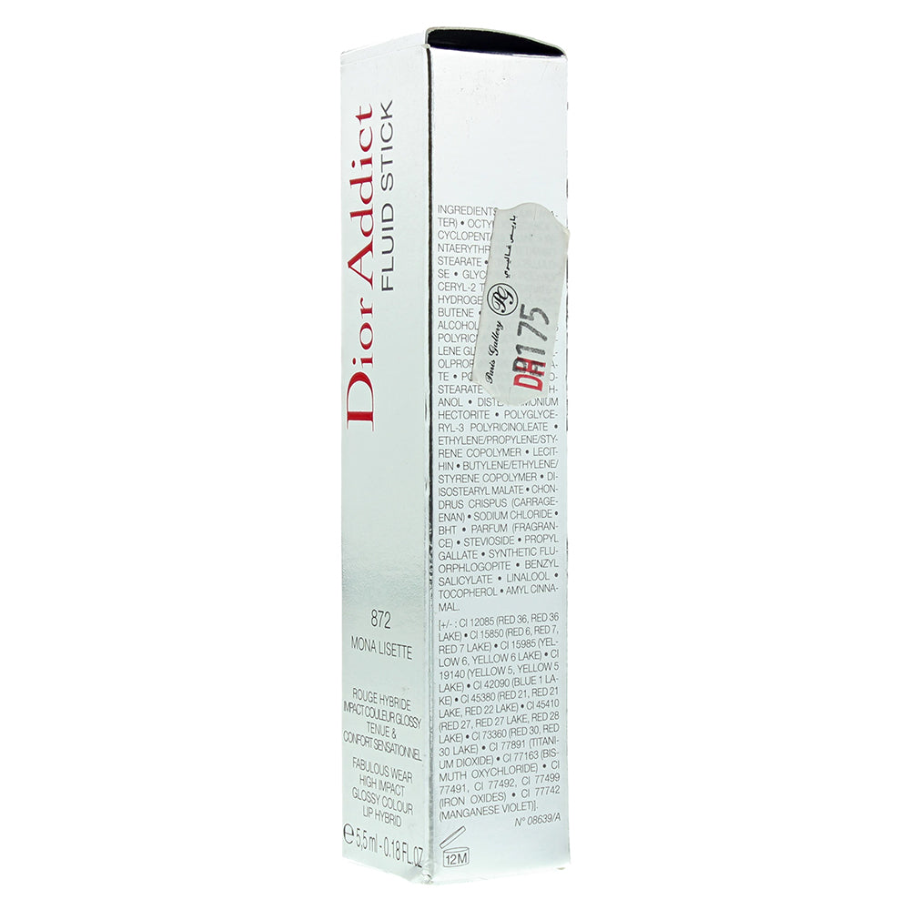 Dior Addict Fluid Stick 872 Mona Lisette Lip Gloss 5.5ml