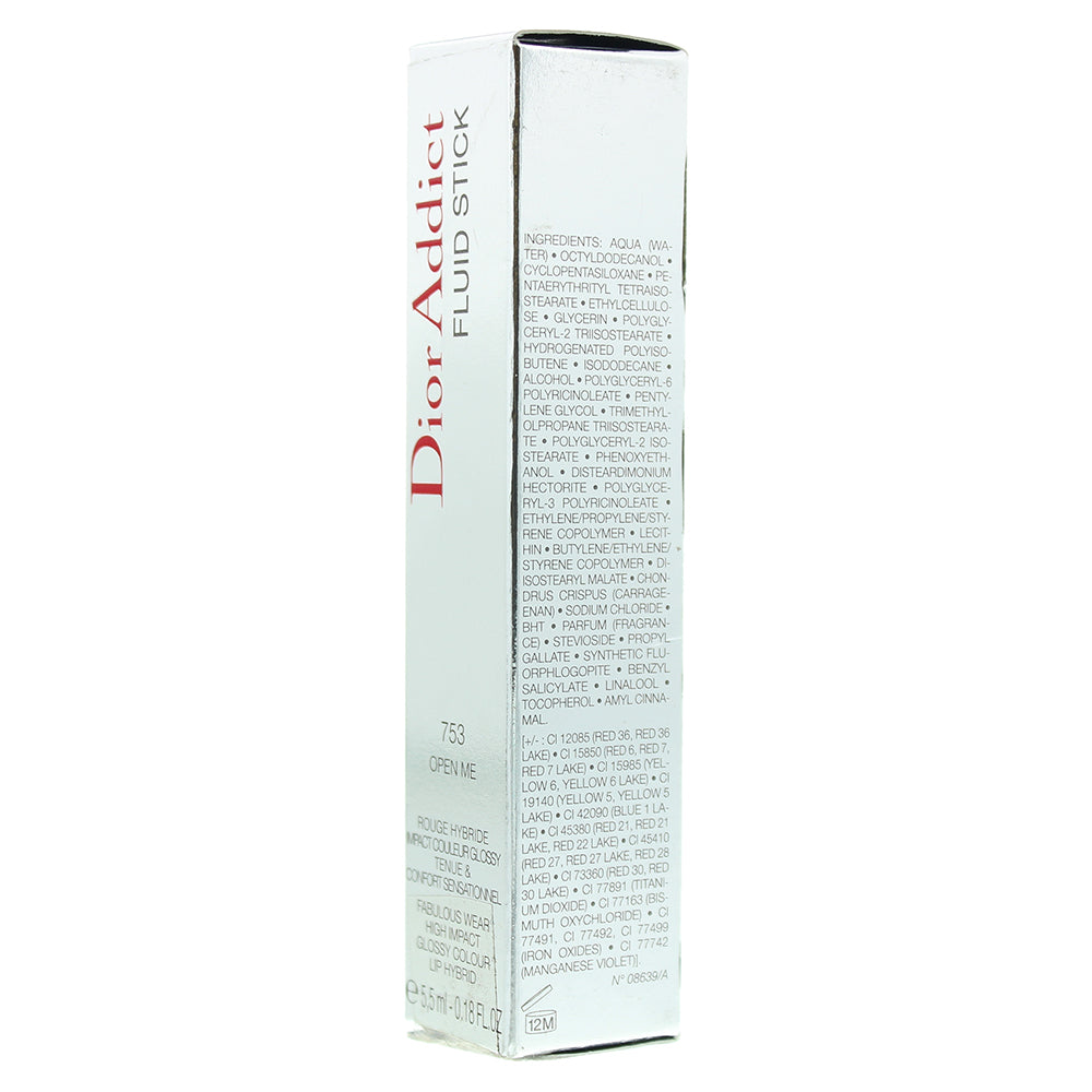 Dior Addict Fluid Stick 753 Open Me Lip Gloss 5.5ml