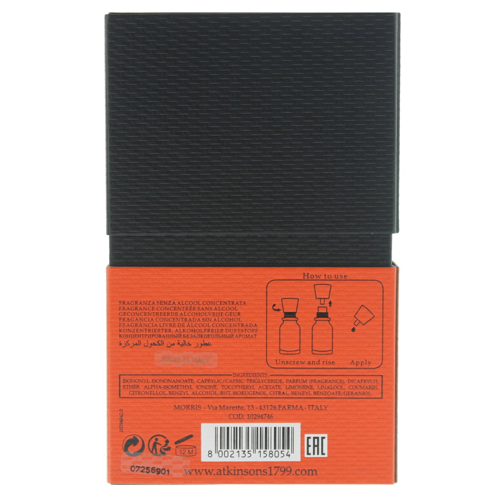 Atkinsons 24 Old Bond Street Triple Extract Alcohol Free Mystic Essence 30ml