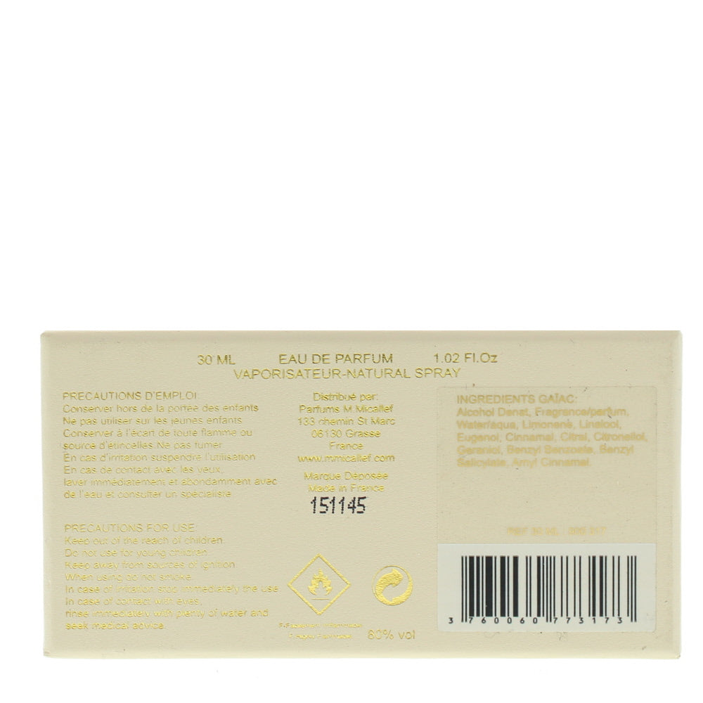 M. Micallef Gaïac Eau de Parfum 30ml