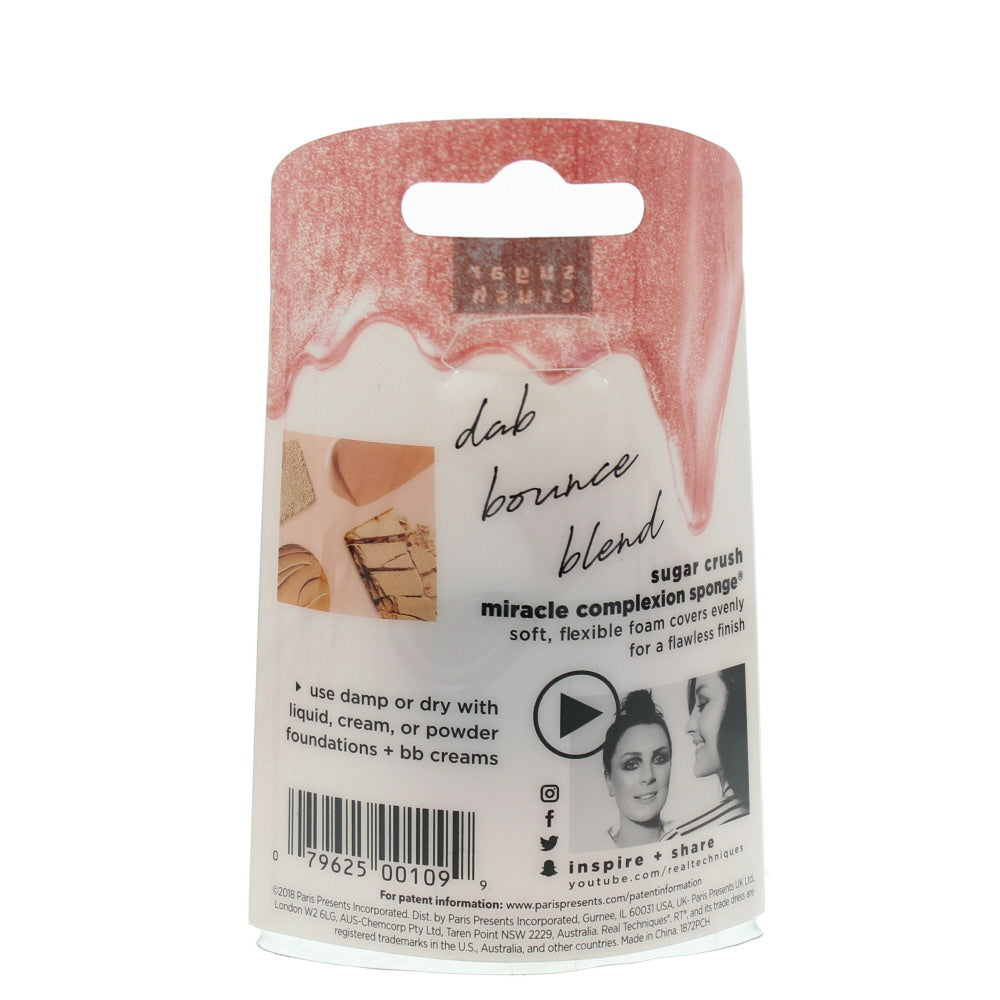 Real Techniques Miracle Complexion  Sugar Crush 00109 Make-Up Sponge - Ingredients