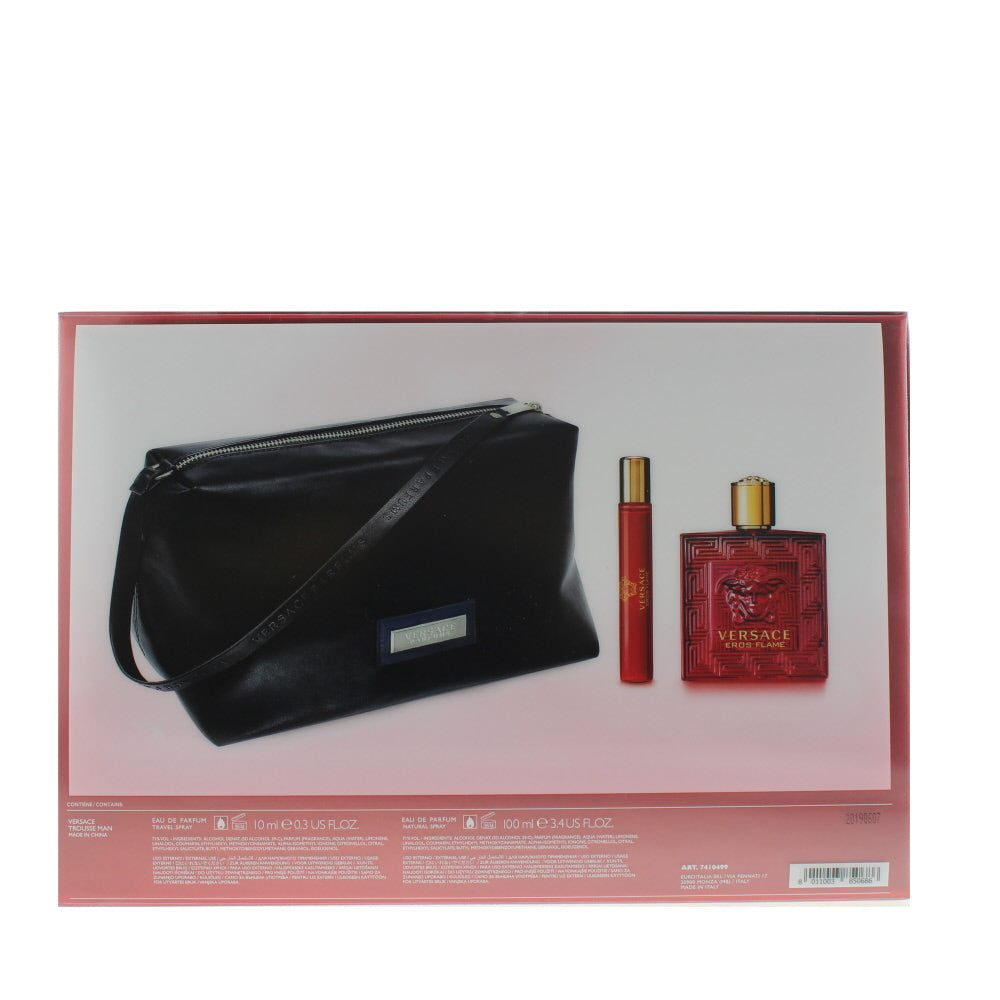 Versace Eros Flame Eau de Parfum 3 Pieces Gift Set