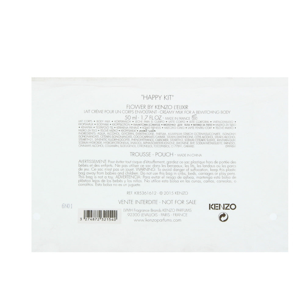 Kenzo Flower L'élixir Bath & Body 2 Pieces Gift Set