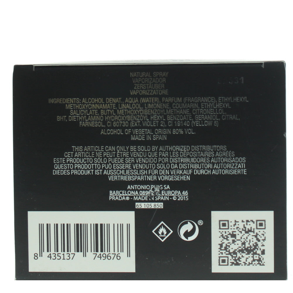 Prada L'homme Eau de Toilette 100ml