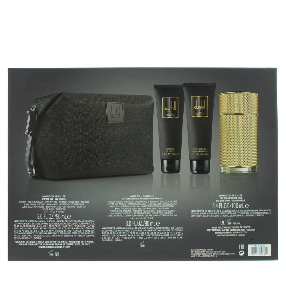 Dunhill Icon Absolute Eau de Parfum 4 Pieces Gift Set