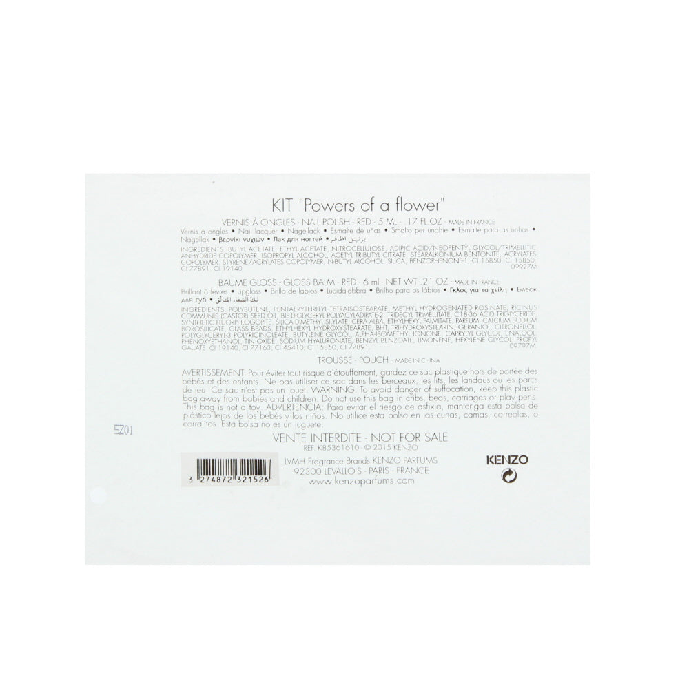 Kenzo Cosmetic Set 2 Pieces Gift Set