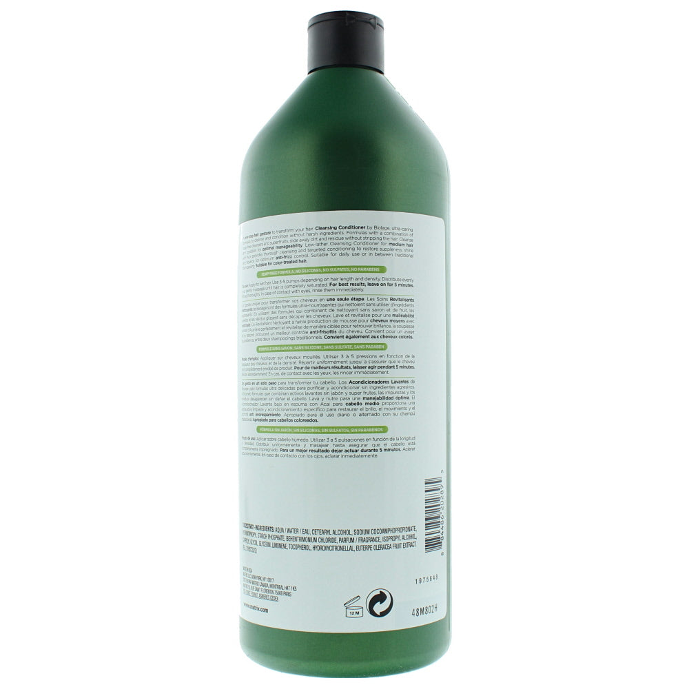 Matrix Biolage Cleansing For Medium Hair Conditioner 1000ml