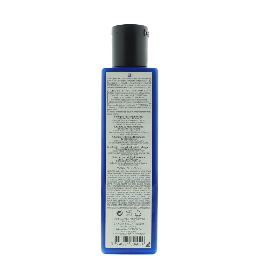 Phyto Squam Anti-Dandruff Moisturizing Maintenance Shampoo 250ml