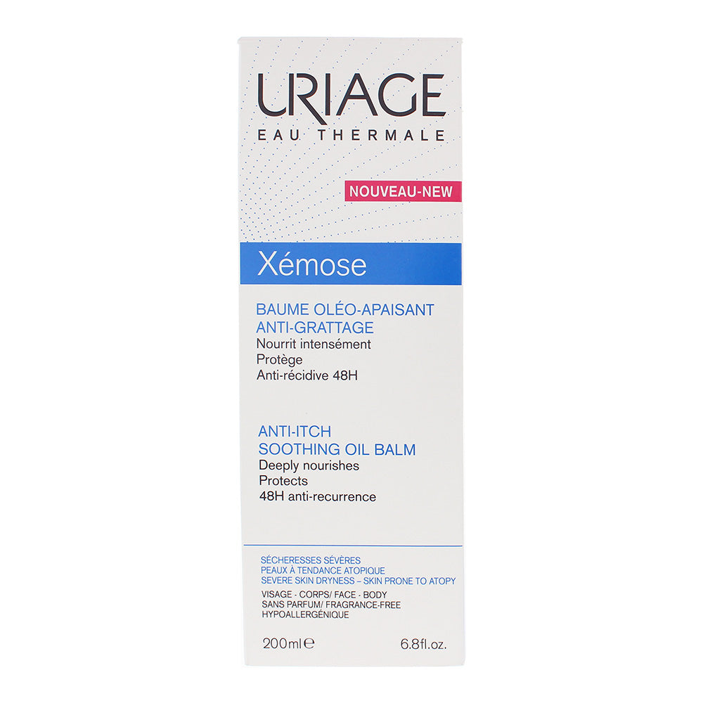 Uriage Xémose Anti-Itch Soothing Oil Balm 200ml - Box