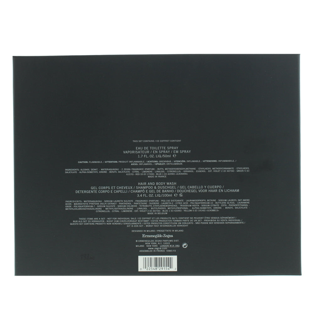 Zegna Z Zegna Eau de Toilette 2 Pieces Gift Set