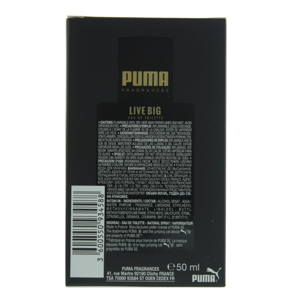 Puma Live Big Eau de Toilette 50ml
