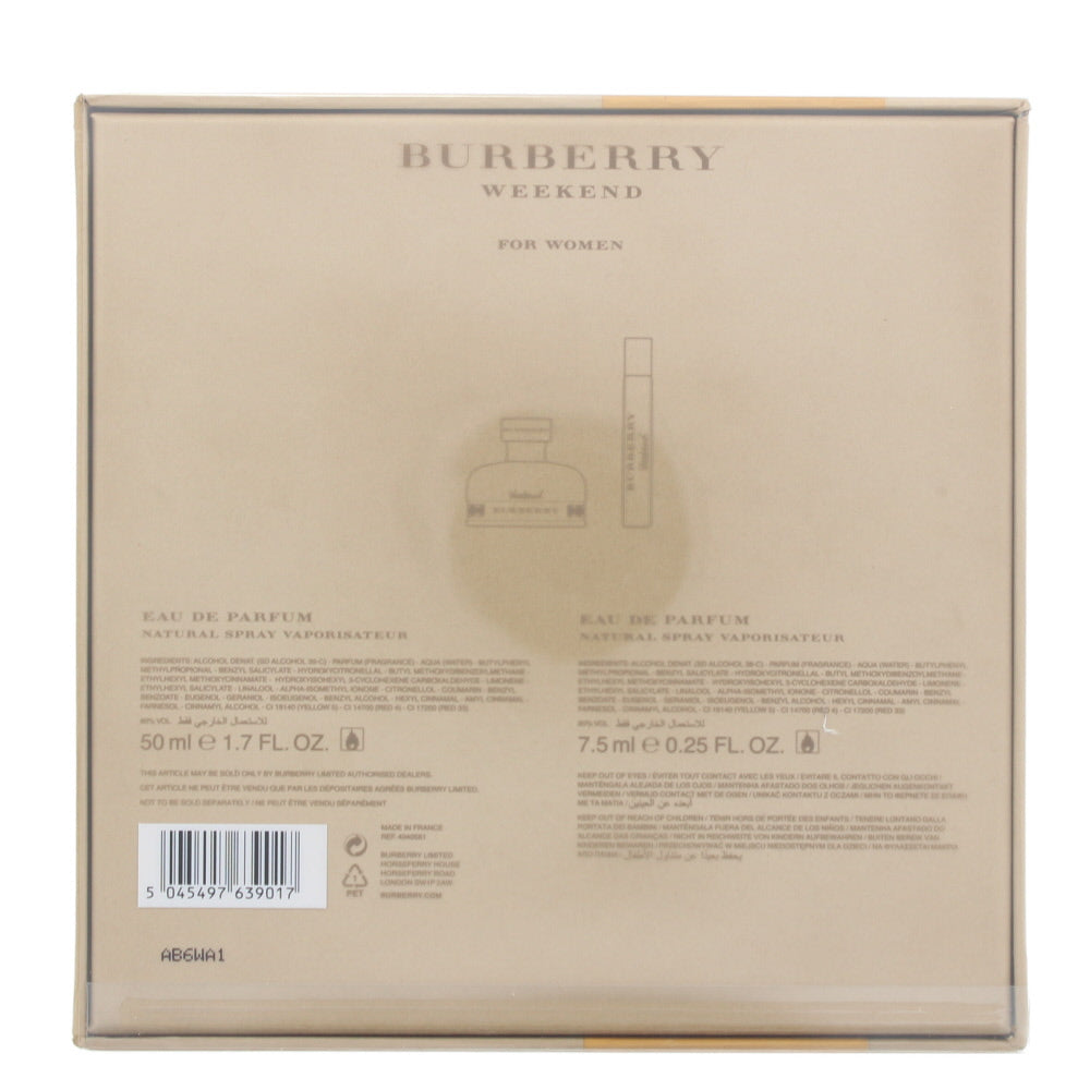 Burberry Weekend For Women Eau de Parfum 2 Pieces Gift Set