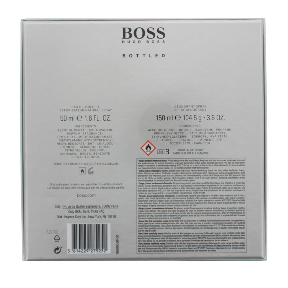 Hugo Boss Bottled Eau de Toilette 2 Pieces Gift Set