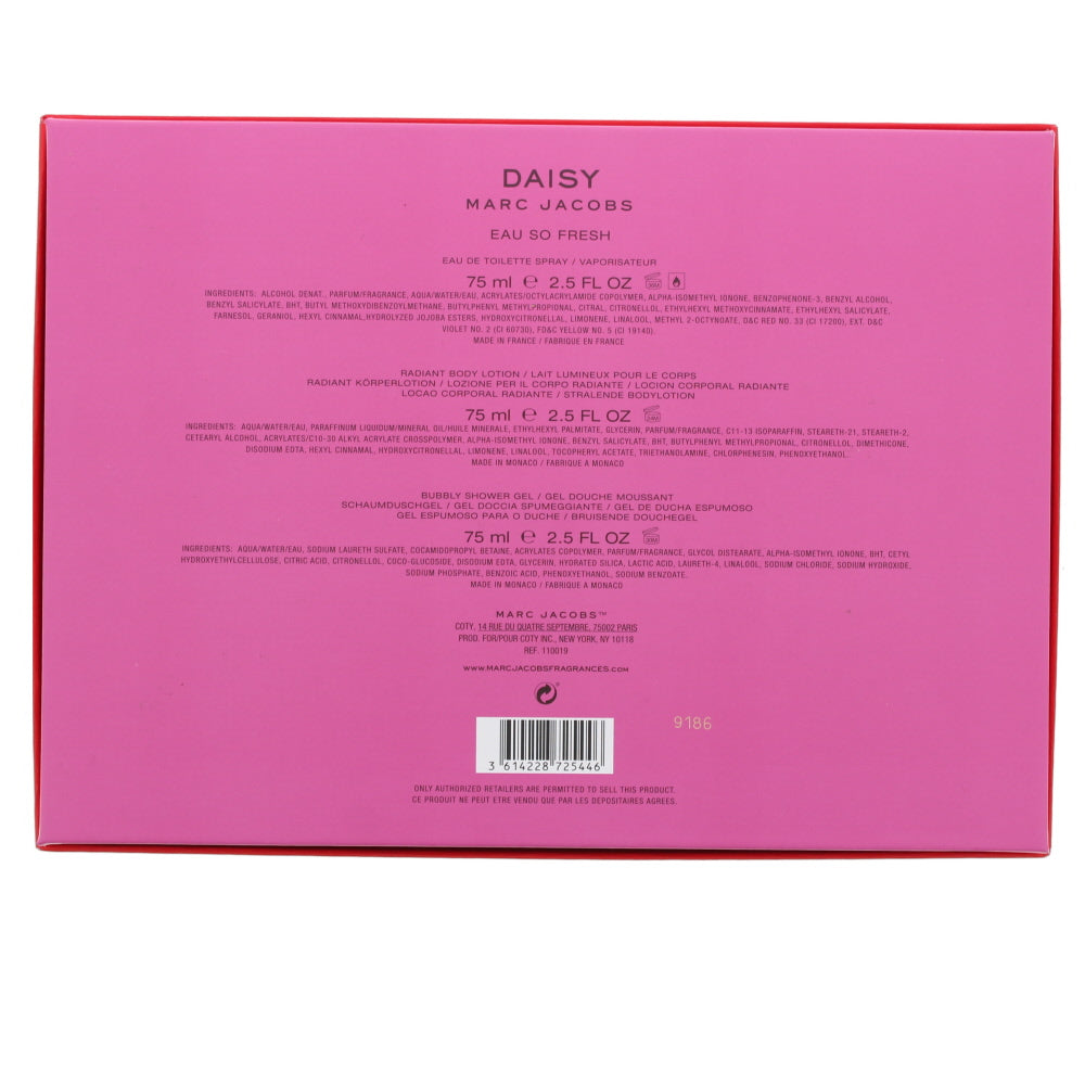 Marc Jacobs Daisy Eau So Fresh Eau de Toilette 3 Pieces Gift Set