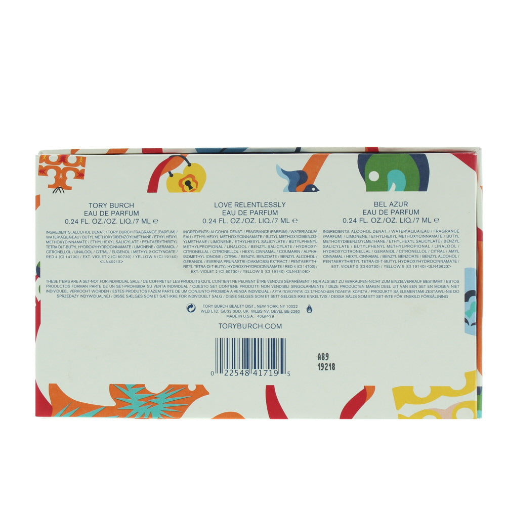 Tory Burch Eau de Parfum 3 Pieces Gift Set - Ingredients