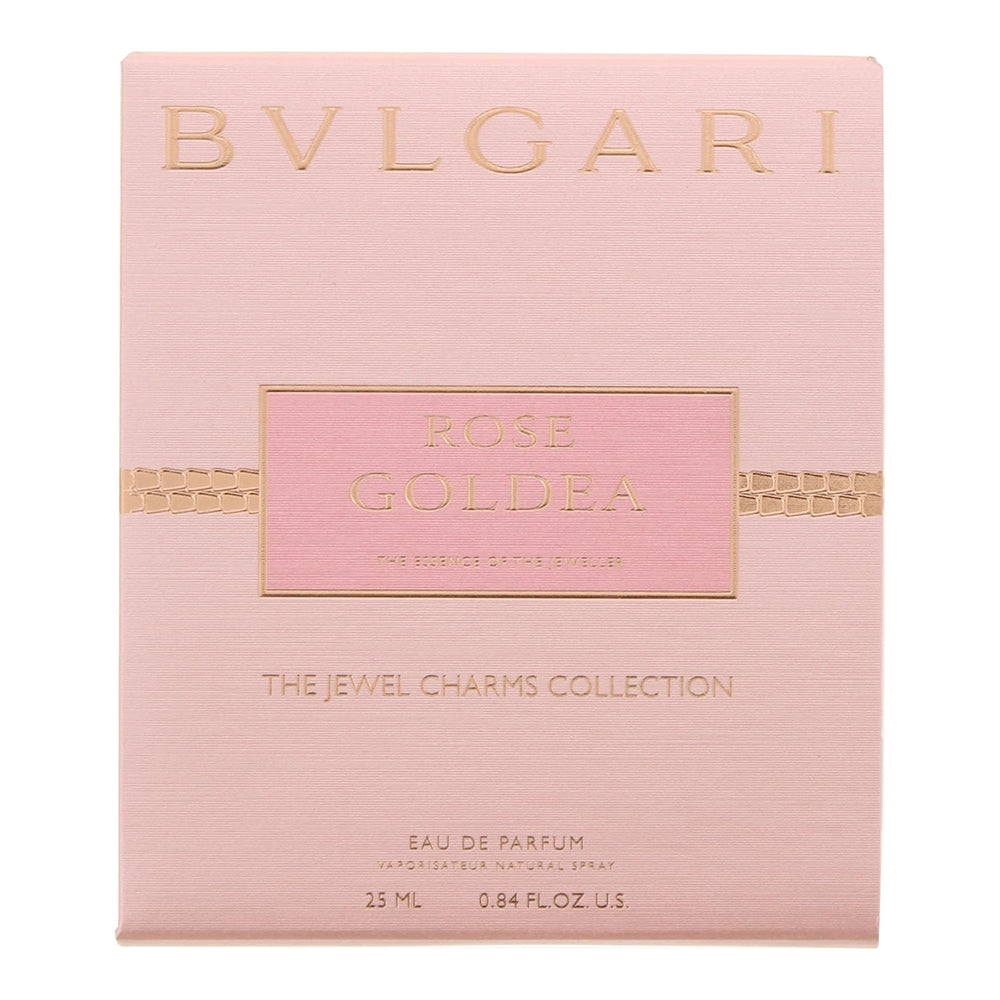 Bulgari Rose Goldea The Essence Of The Jeweller The Jewel Charms Collection Eau  - Box