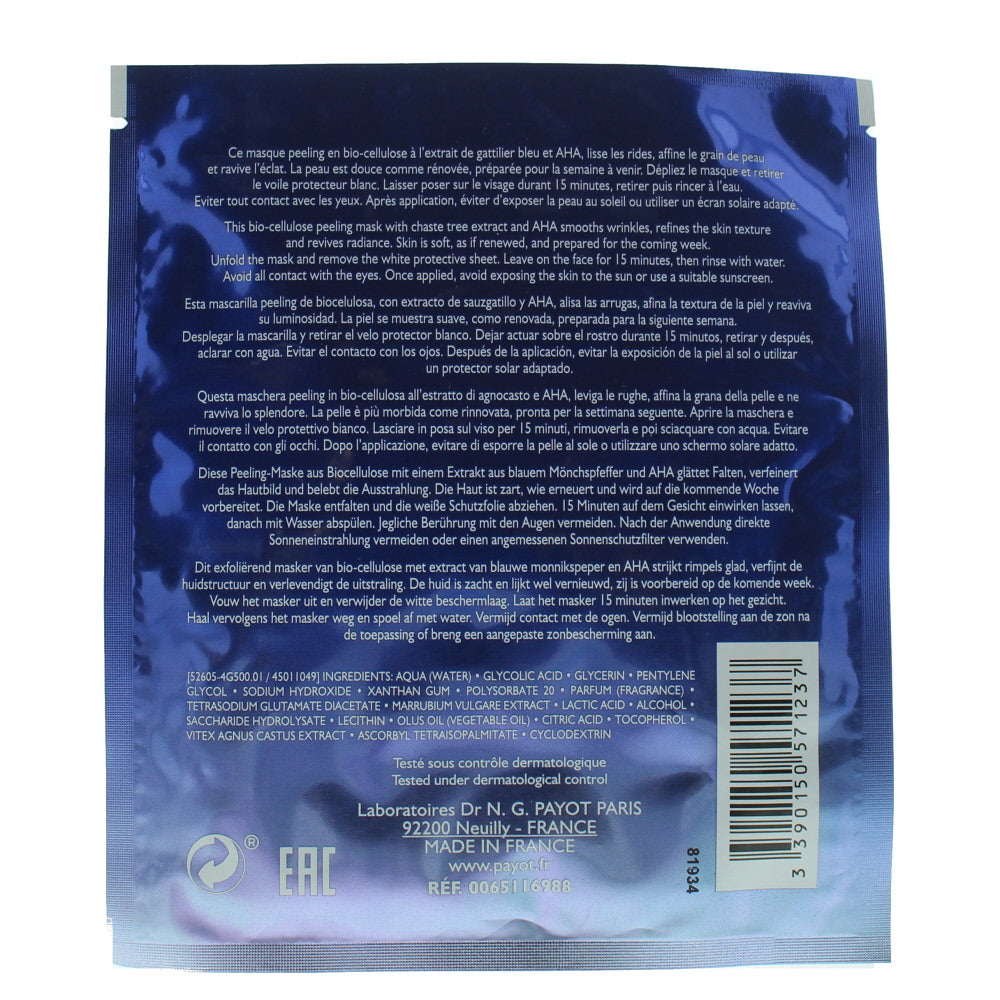 Payot Blue Techni Liss Week-End Chrono-Renewing Peel Mask